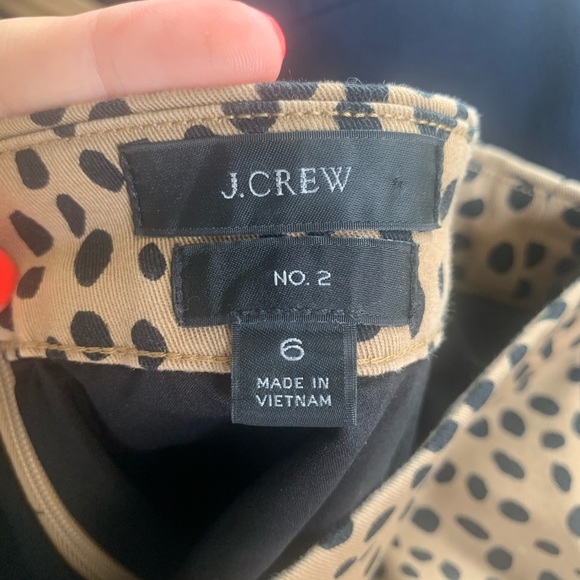 J. Crew Leopard Print No. 2 Pencil Skirt - Picture 2 of 4